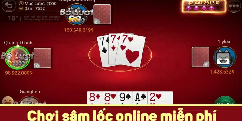 Tham gia sâm lốc miễn phí cùng sảnh game bài OK9 